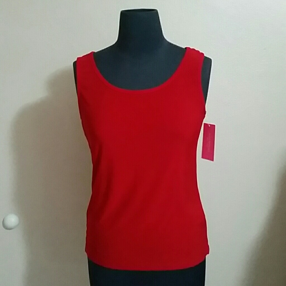 Issac Mizrahi Tank Top Red